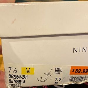 Taupe Nine West heels